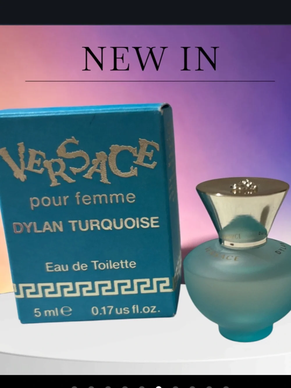 Versace Dylan Turquoise Pour Femme EDT Dabber 5 ml / 0.17 oz